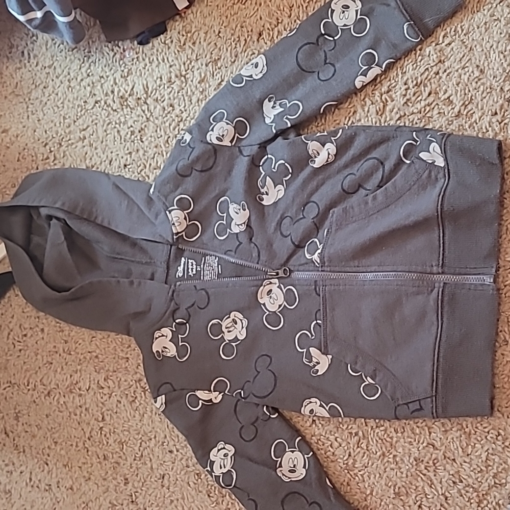 Mickey mouse zipper hoodie